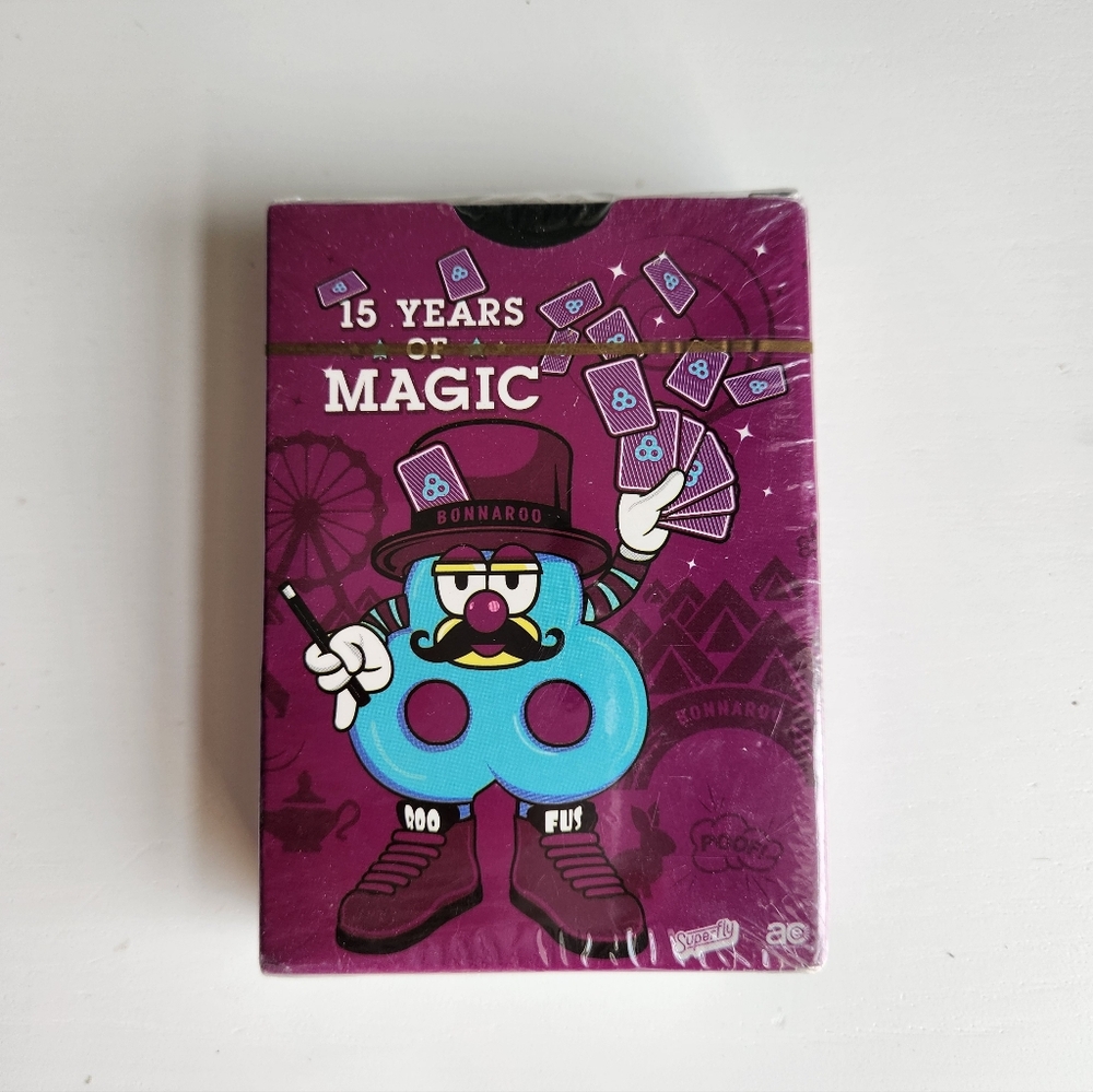 Bonnaroo 15 Years Of Magic 2016 Playing Cards (SEALED) Roo Fus Superfly
